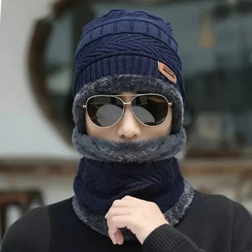 Wool Cap & Neck Warmer ( Premium Quality )