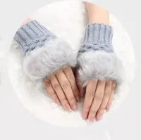 FUR GLOVES for girl