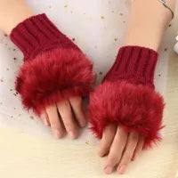 FUR GLOVES for girl