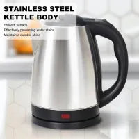 electric kettle steel 2 litre capacity